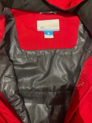 Chaqueta Columbia Roja Talla XXL