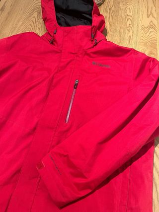 Chaqueta Columbia Roja Talla XXL