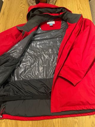 Chaqueta Columbia Roja Talla XXL