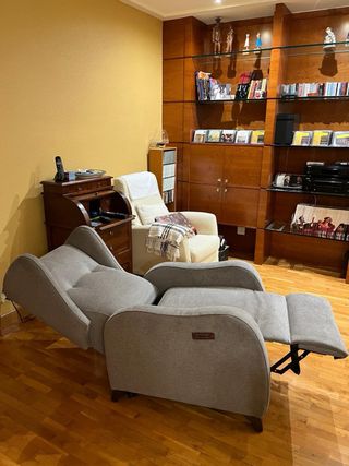 Sillón elevador y reclinable motorizado