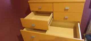 Cómoda 8 cajones haya