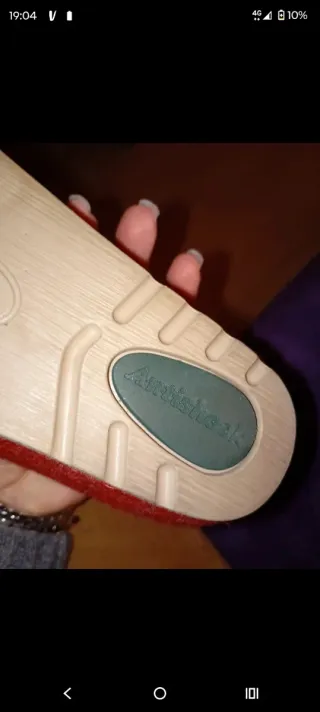 Ciabatte donna rosse e bianche