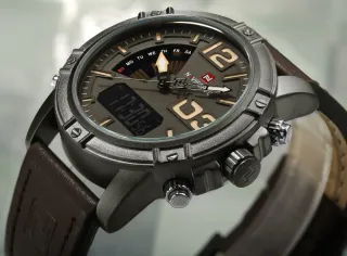 Reloj Naviforce Hombre Marrón/Plata