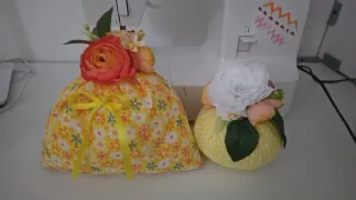 Set 2 vasi decorativi floreali rosa