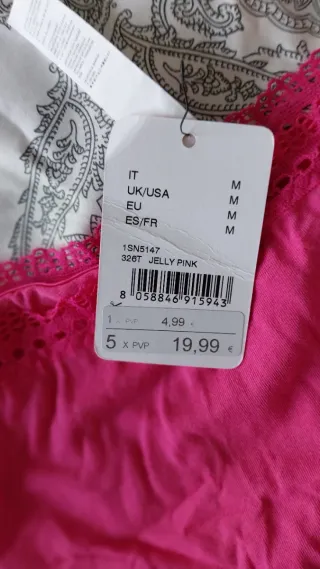 Conjunto sujetador push-up 90B y braguita M Tezeni