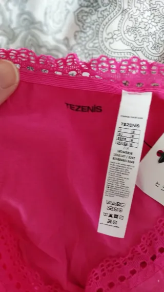 Conjunto sujetador push-up 90B y braguita M Tezeni