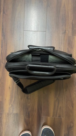 Bolsa portátil HP Negra piel
