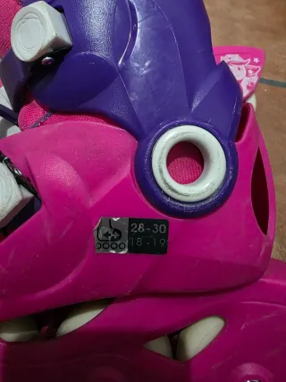 Patines y protecciones niña 28-30