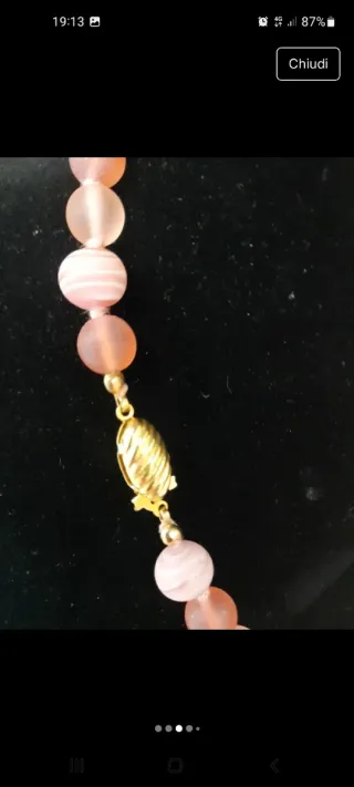 Collana in vetro di Murano