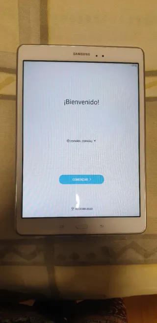 Samsung Galaxy Tab A Plata/Blanco
