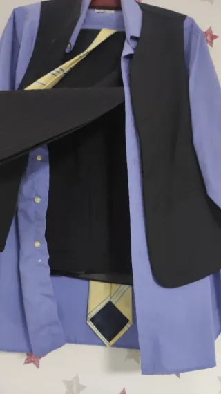 Traje de caballero negro