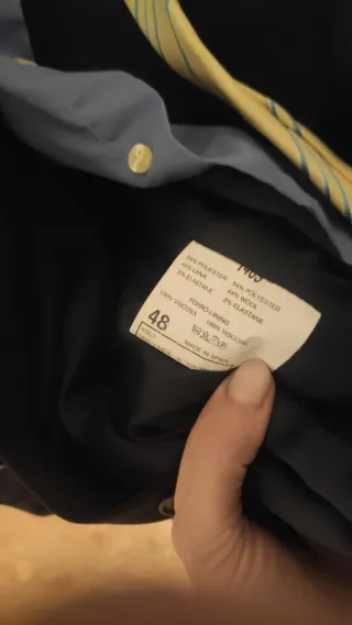 Traje de caballero negro