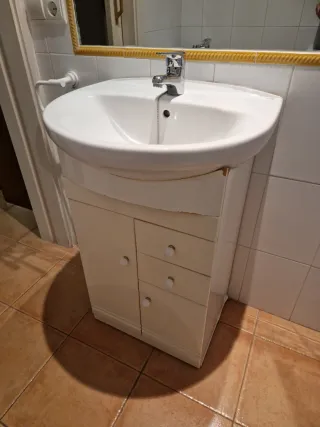 Lavabo con mueble de baño