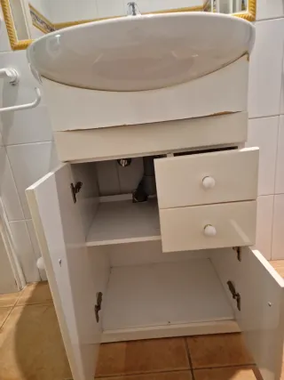 Lavabo con mueble de baño