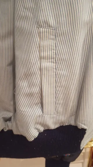 Chaqueta bomber reversible niño azul