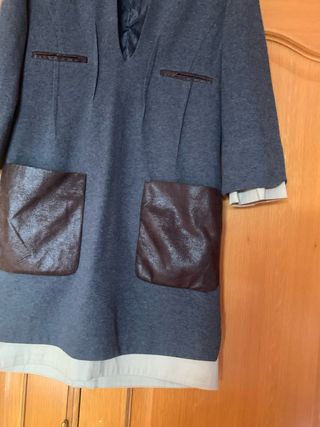 Vestido Sfera Talla S Gris