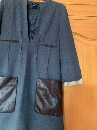 Vestido Sfera Talla S Gris