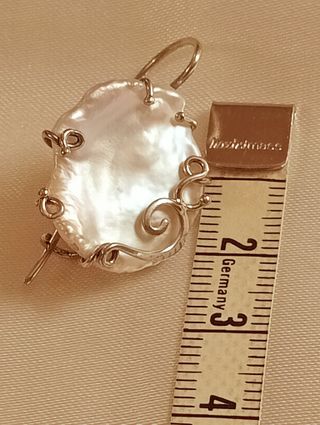 Orecchini Argento 925 Perle Barocche