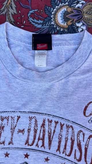 Camiseta Harley-Davidson Gris Jaspeada