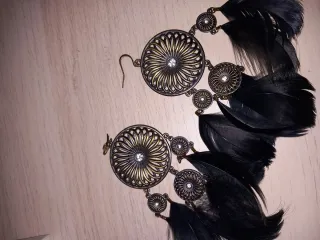 Lote bisutería hojas y cadenas