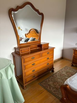 HABITACION COMPLETA CASTAÑO PERFECTO ESTADO