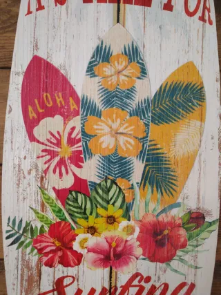 Cuadro Tabla Surf Decorativa Madera