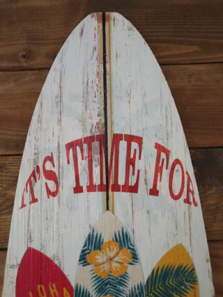 Cuadro Tabla Surf Decorativa Madera