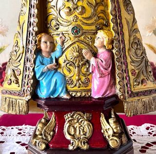 Antigua Virgen Desamparados Figura