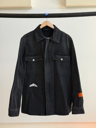 Heron Preston SS20 Chaqueta Vaquera Negra