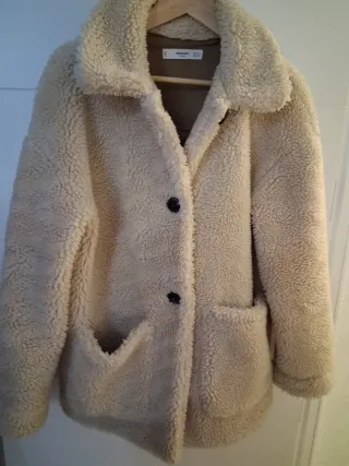 Chaqueta Mango Beige Talla M