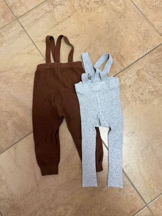 Salopette neonata in maglia