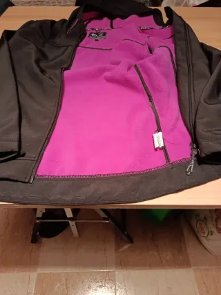 Abrigo Décimas Negro y Rosa