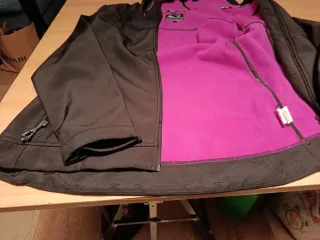 Abrigo Décimas Negro y Rosa