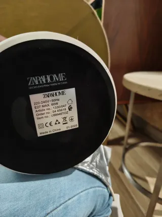 Lámpara sobremesa cerámica Zara Home