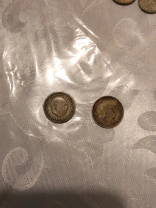 Monedas antiguas de pesetas españolas