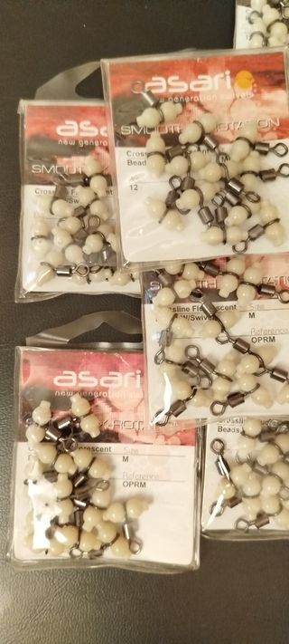 Perlas con emerillón d'rolling para pesca