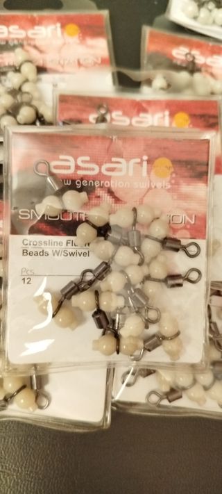 Perlas con emerillón d'rolling para pesca