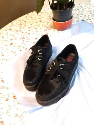 Zapatos negros de plataforma