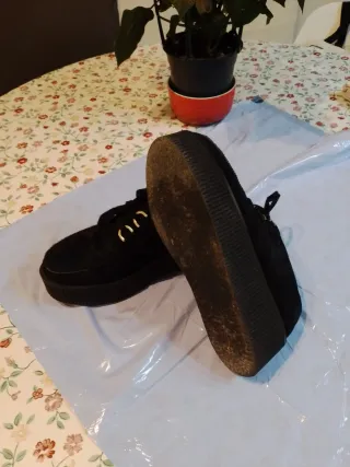 Zapatos negros de plataforma