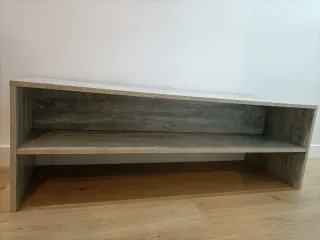 Mueble TV madera gris