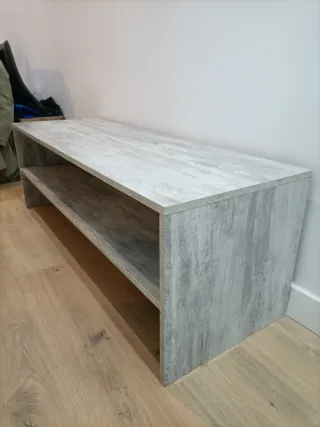 Mueble TV madera gris