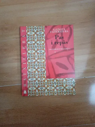 Pas i repàs 1. Llengua 1 Batxillerat + solucionari