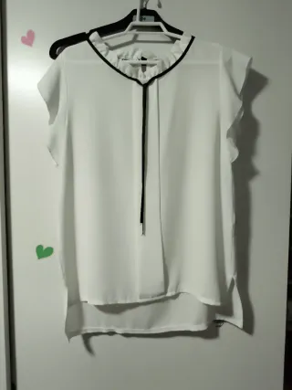 Blusa blanca mujer