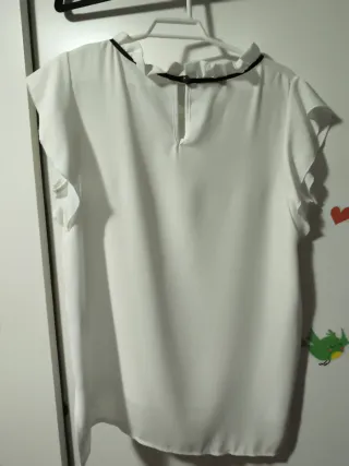 Blusa blanca mujer