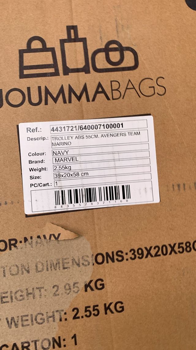 Maleta Marvel Avengers Team Azul