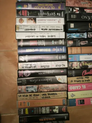 Colección 100 cintas VHS