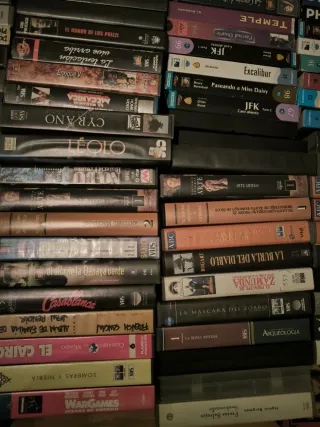 Colección 100 cintas VHS