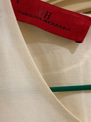 Vestido Carolina Herrera Blanco Original