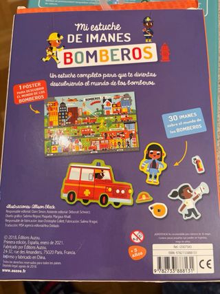 Estuche de Imanes Bomberos AUZOU