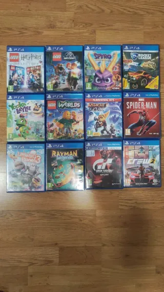 12 Giochi PS4 (PREZZI INDIVIDUALI NELL'ANNUNCIO)